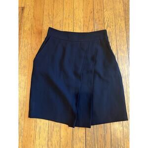 Iro Paris Womens Skirt Size 34 New Black Pleated Effect Party Mini